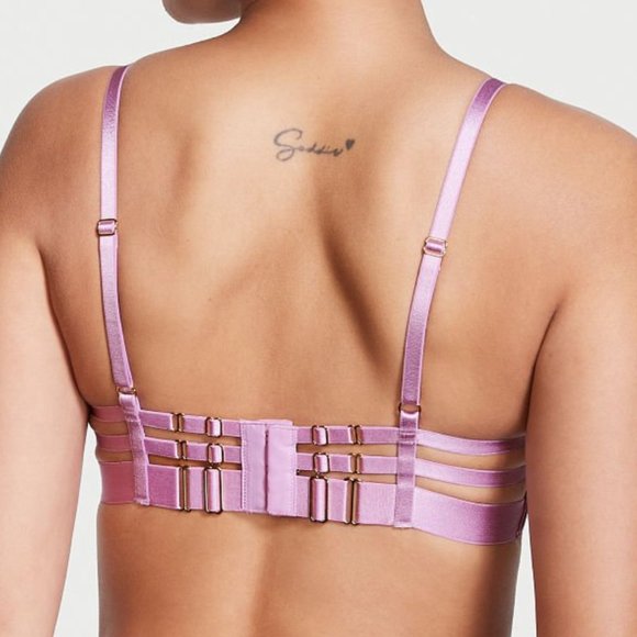 Victoria's Secret Very Sexy Unlined Balconette Strappy Harness Bra NWT - Picture 6 of 15